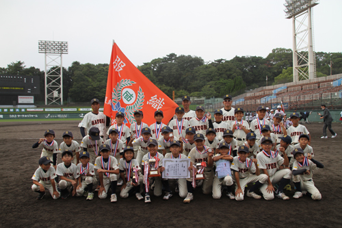 準優勝　静岡支部・服織野球スポーツ少年団