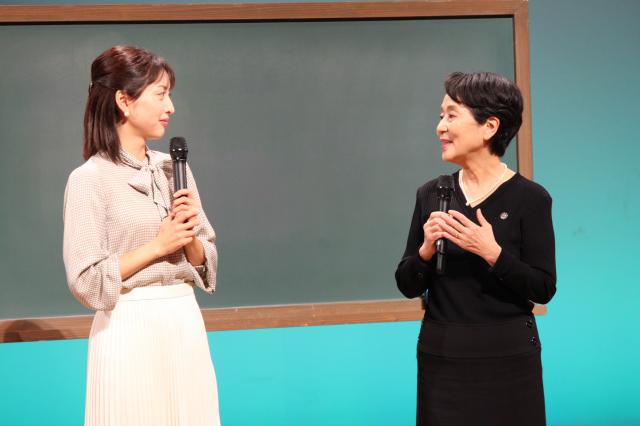 司会:北村花絵アナウンサー 講師:大日向雅美先生