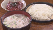 写真：ガワ素麺定食　※夏季限定